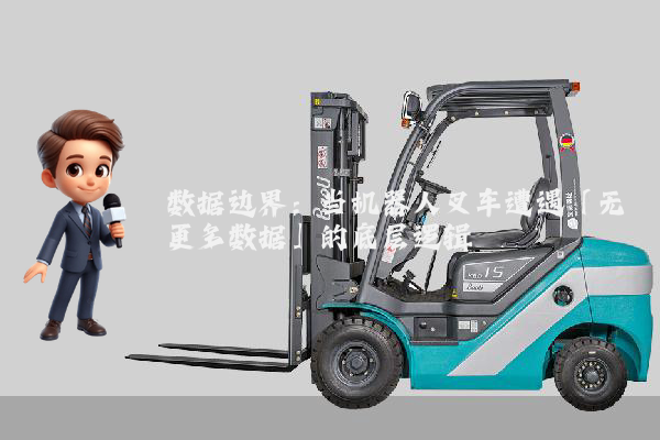 数据边界：当机器人叉车遭遇「无更多数据」的底层逻辑